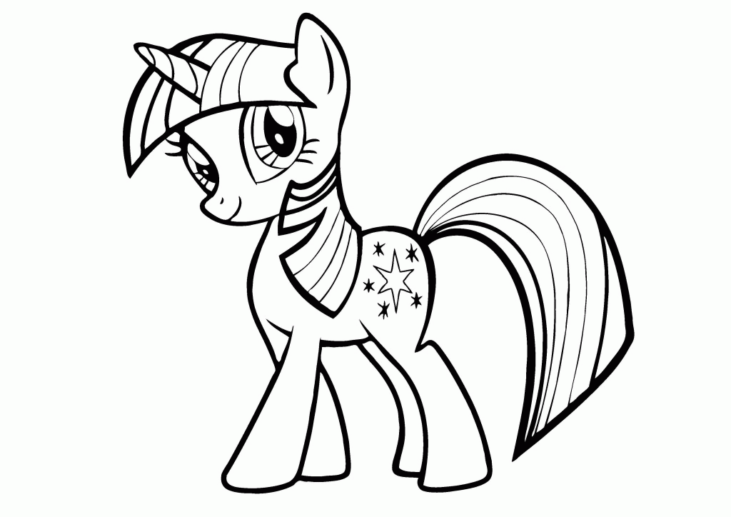 Detail Gambar My Little Pony Twilight Sparkle Coloring Pages Nomer 7