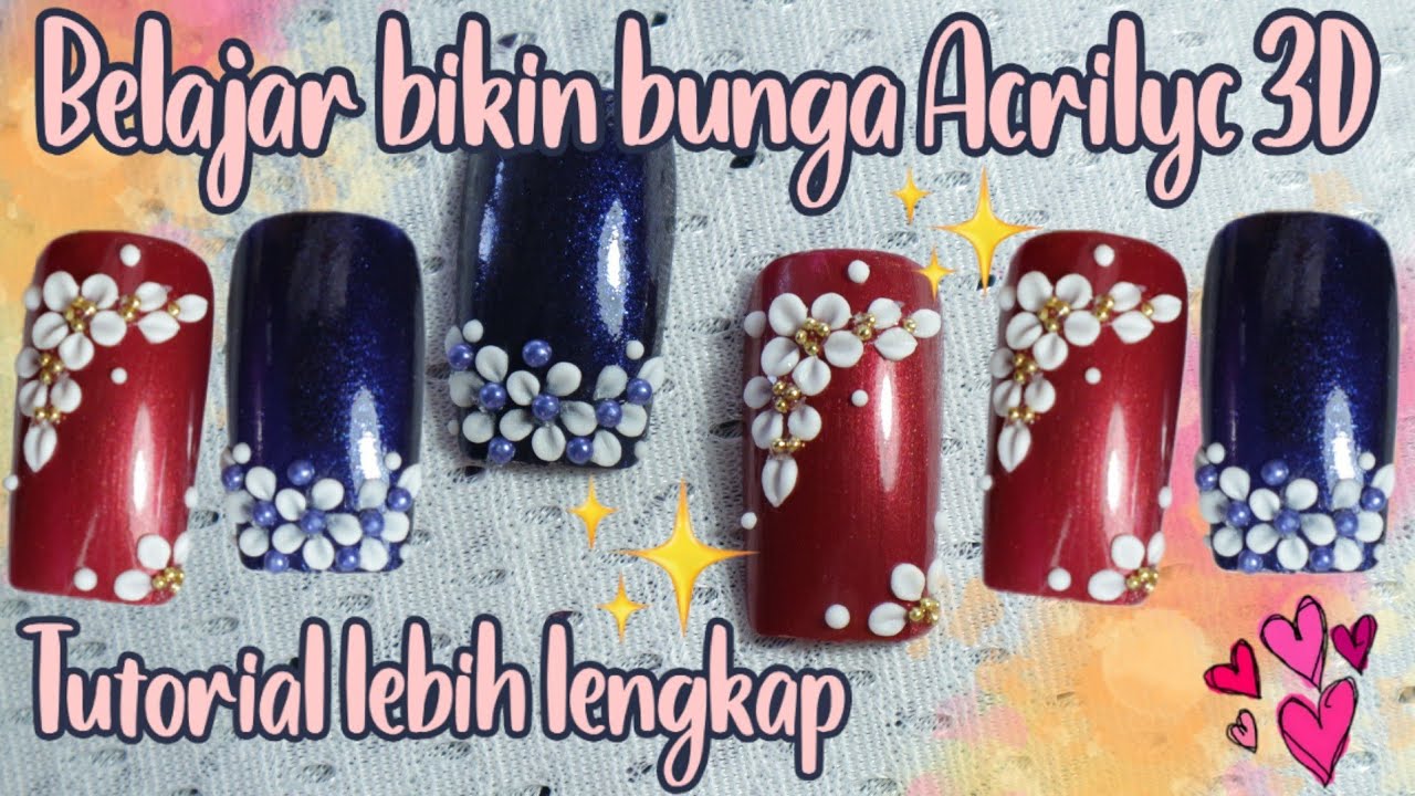 Detail Gambar Nail Art Bunga Nomer 32