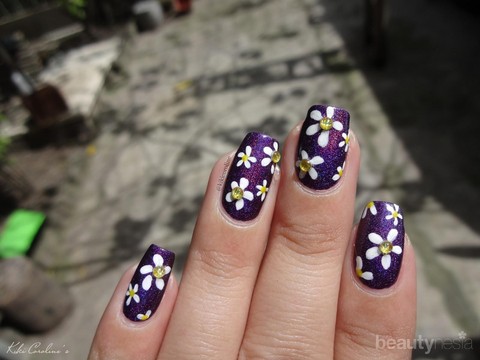 Detail Gambar Nail Art Bunga Nomer 42