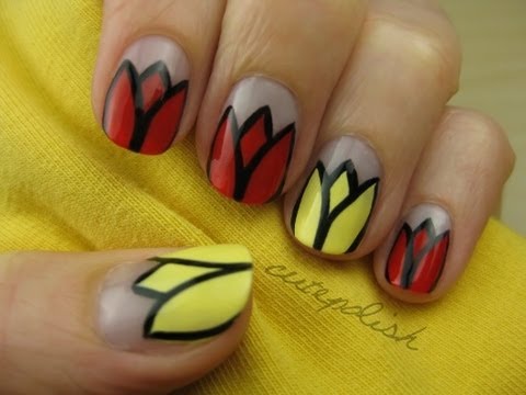 Detail Gambar Nail Art Bunga Nomer 44