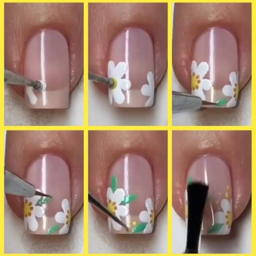 Detail Gambar Nail Art Bunga Nomer 51