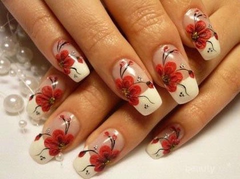 Detail Gambar Nail Art Bunga Nomer 10