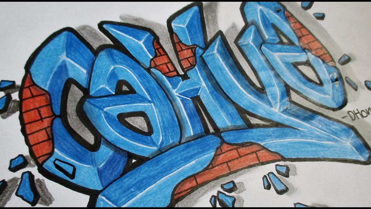 Detail Gambar Nama Grafiti Nomer 29