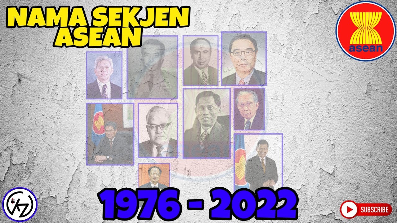 Detail Gambar Nama Nama Sekjen Asean Nomer 22