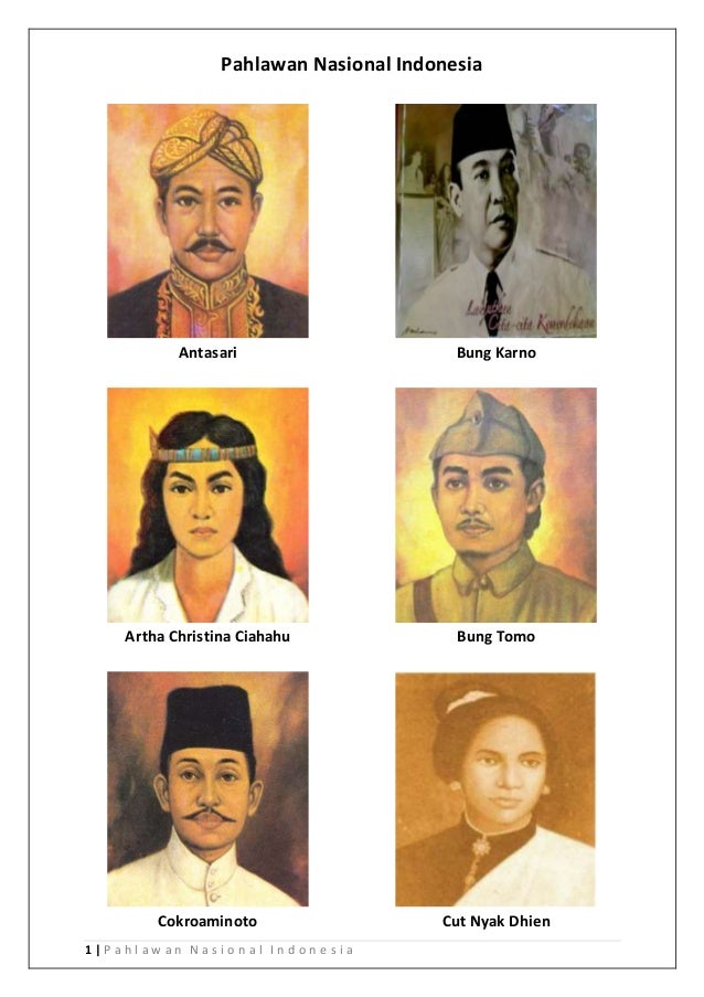 Detail Gambar Nama Pahlawan Nasional Indonesia Nomer 11