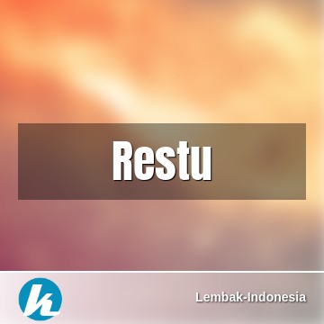 Detail Gambar Nama Restu Nomer 4