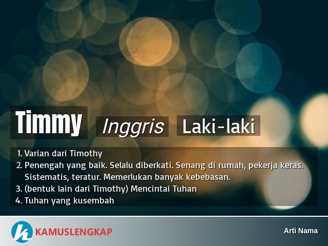 Detail Gambar Nama Timothy Nomer 8