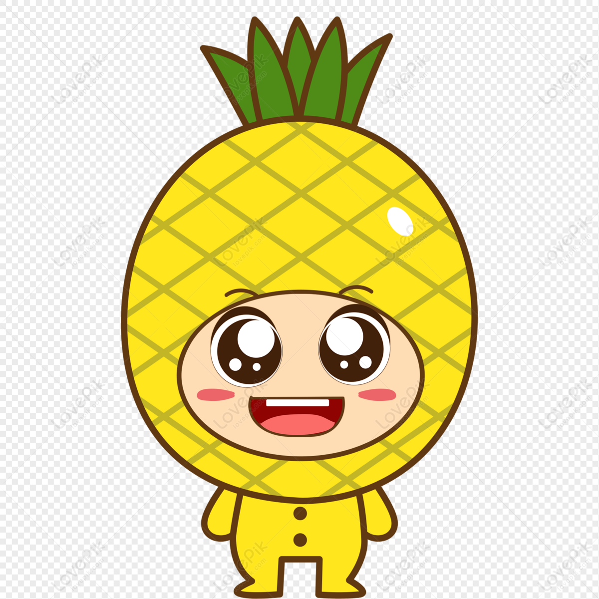 Download Gambar Nanas Gambar Kartun Nanas Nomer 13