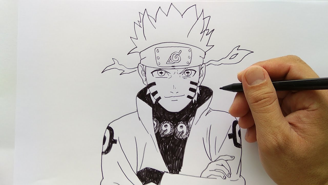 Detail Gambar Naruto 3d Pensil Mudah Nomer 7