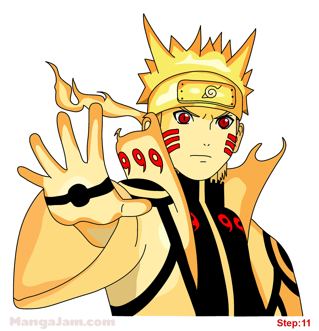 Detail Gambar Naruto Bijuu Mode Nomer 5