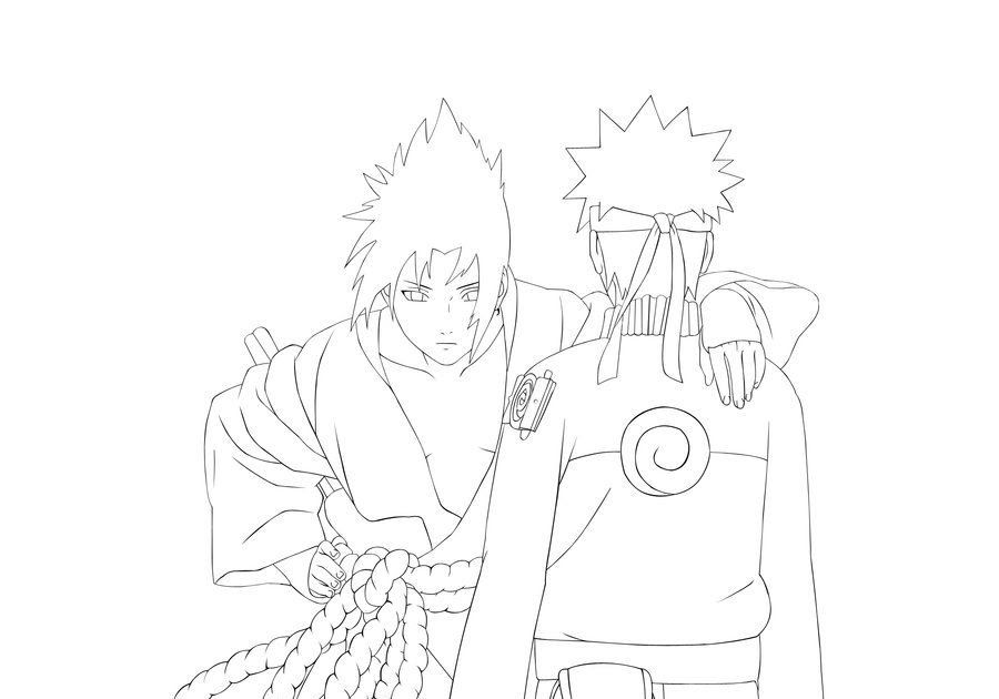 Detail Gambar Naruto Dan Sasuketanpa Warna Nomer 3