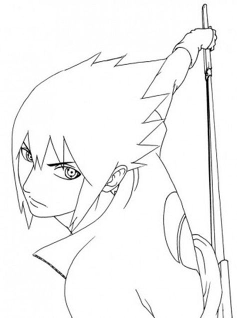 Detail Gambar Naruto Hitam Putih Nomer 10