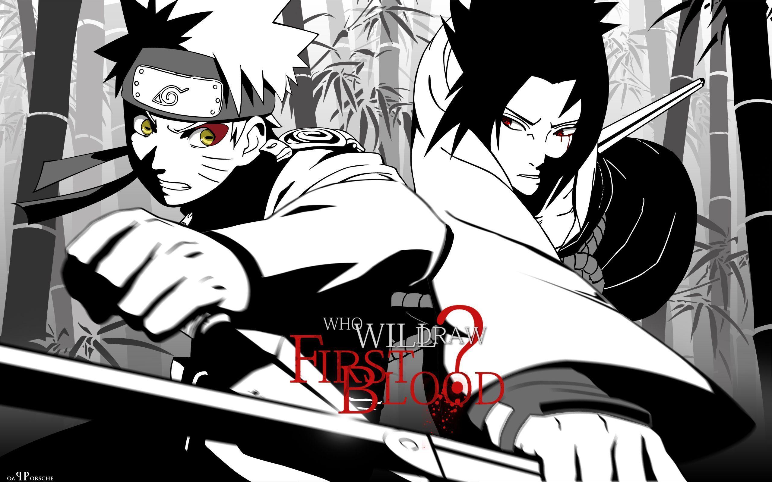 Detail Gambar Naruto Hitam Putih Keren Nomer 55