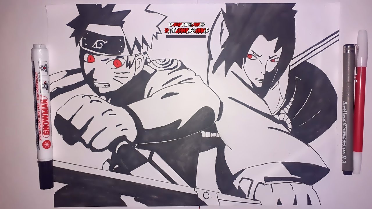 Detail Gambar Naruto Hitam Putih Keren Nomer 57