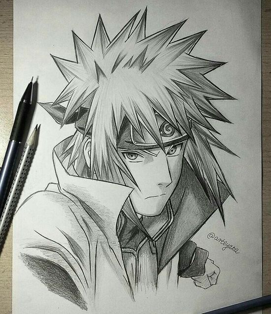 Detail Gambar Naruto Pakai Pensil Nomer 54