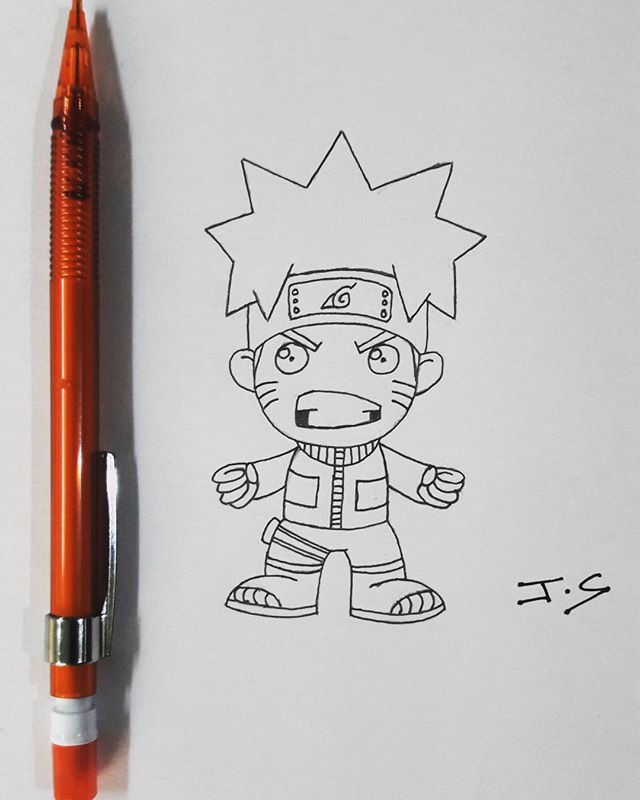 Detail Gambar Naruto Pake Pensil Nomer 22