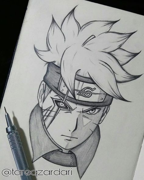 Detail Gambar Naruto Pake Pensil Nomer 42