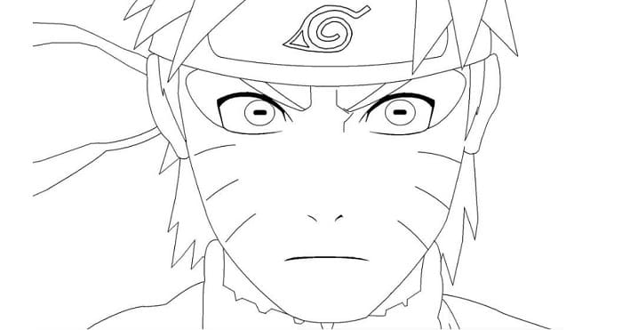 Detail Gambar Naruto Tanpa Warna Nomer 3