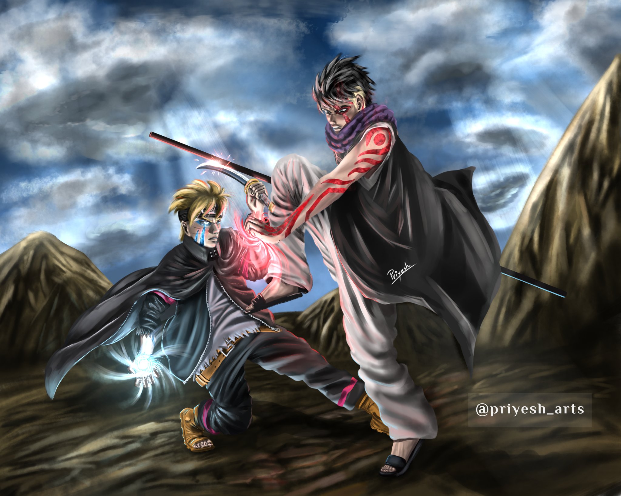 Detail Gambar Naruto Vs Kawaki Nomer 28