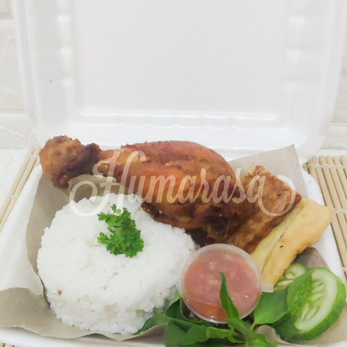 Detail Gambar Nasi Ayam Goreng Lalapan Nomer 36