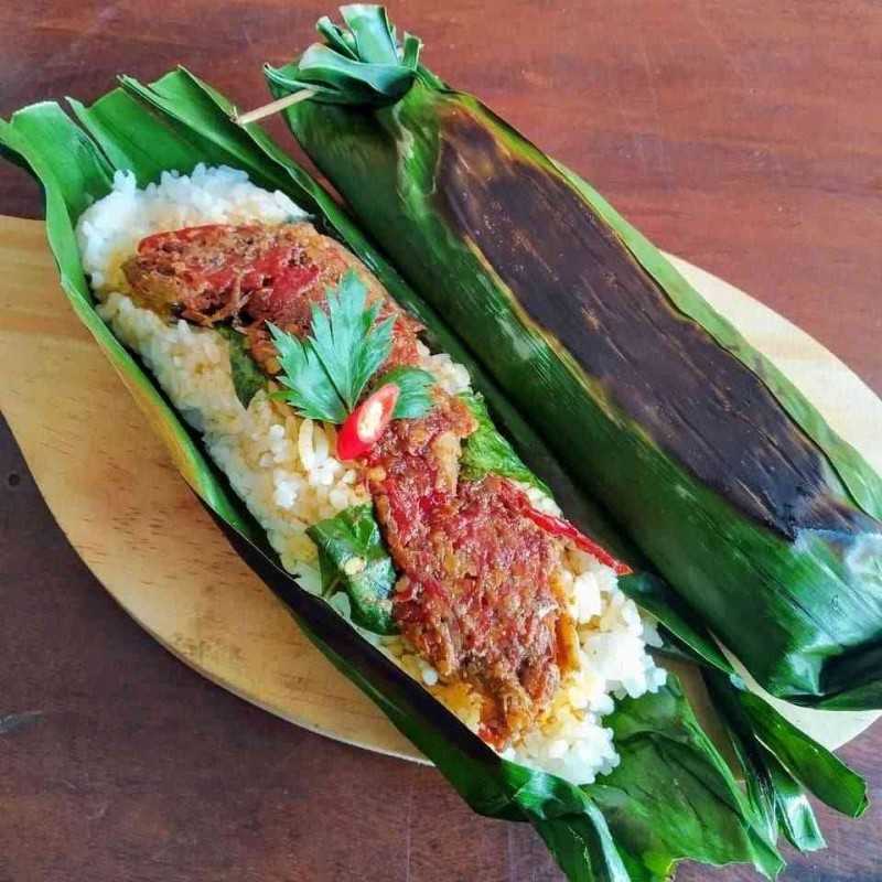 Detail Gambar Nasi Bakar Teri Nomer 15