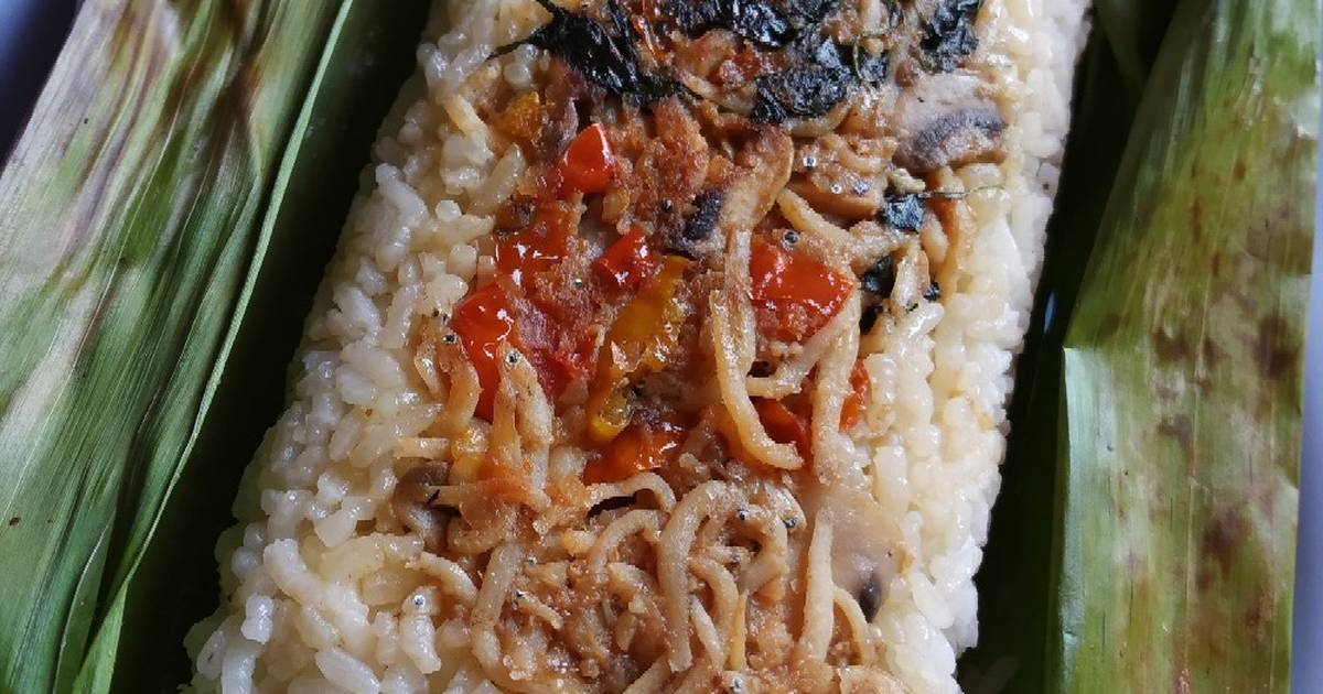 Detail Gambar Nasi Bakar Teri Nomer 18