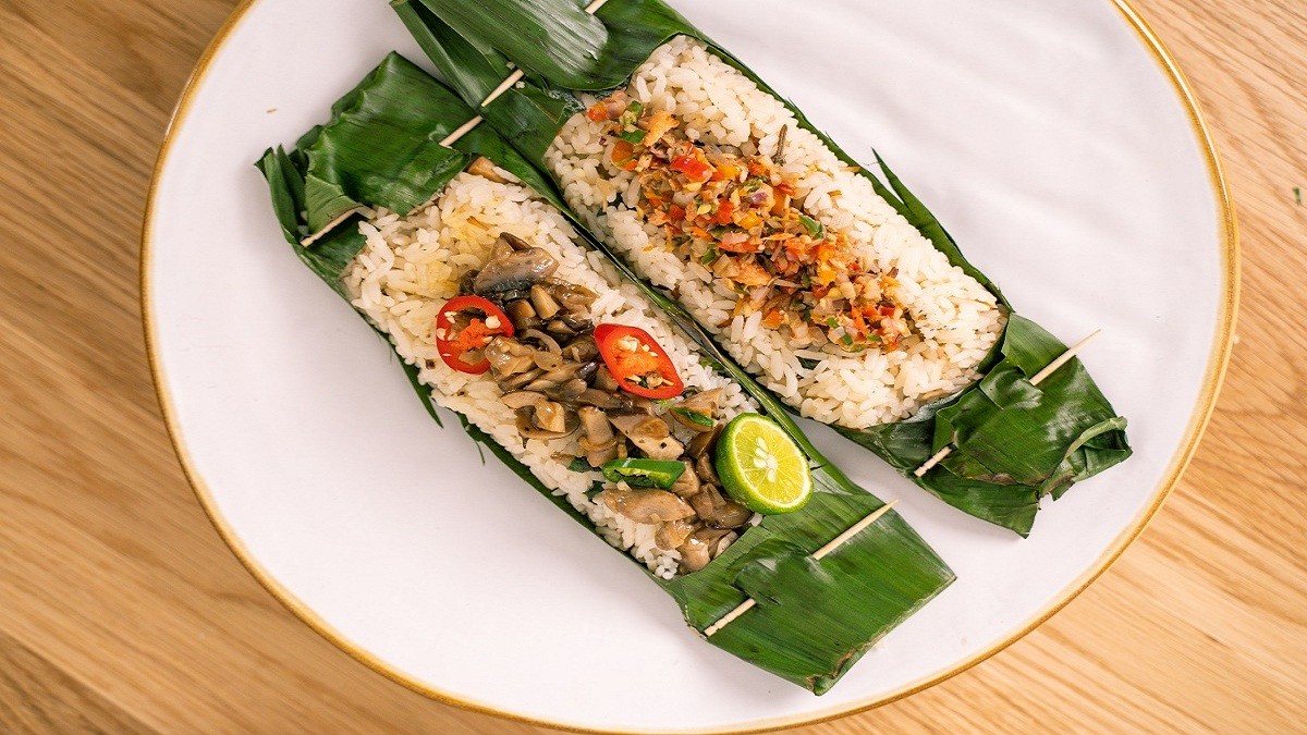 Detail Gambar Nasi Bakar Teri Nomer 23