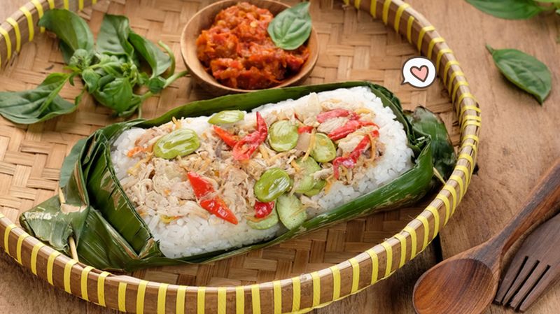 Detail Gambar Nasi Bakar Teri Nomer 5