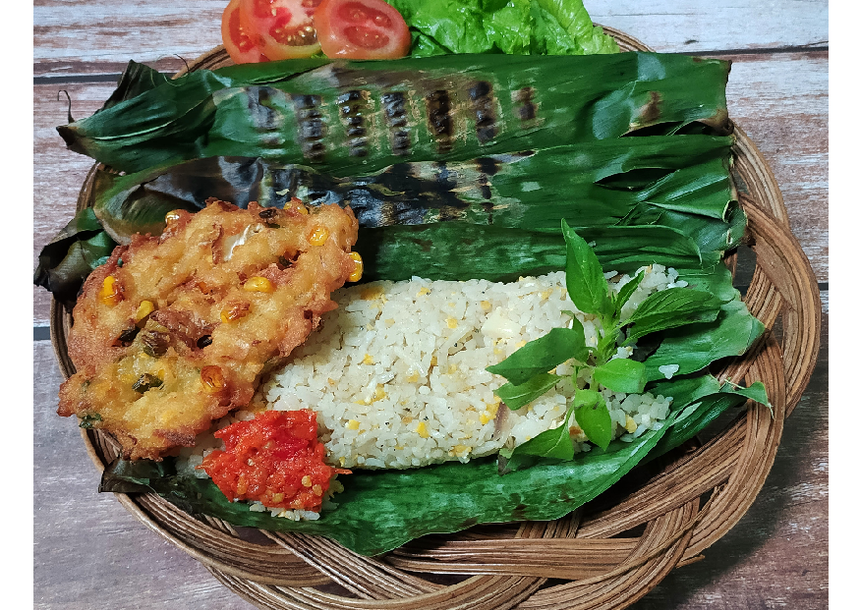 Detail Gambar Nasi Bakar Teri Nomer 41