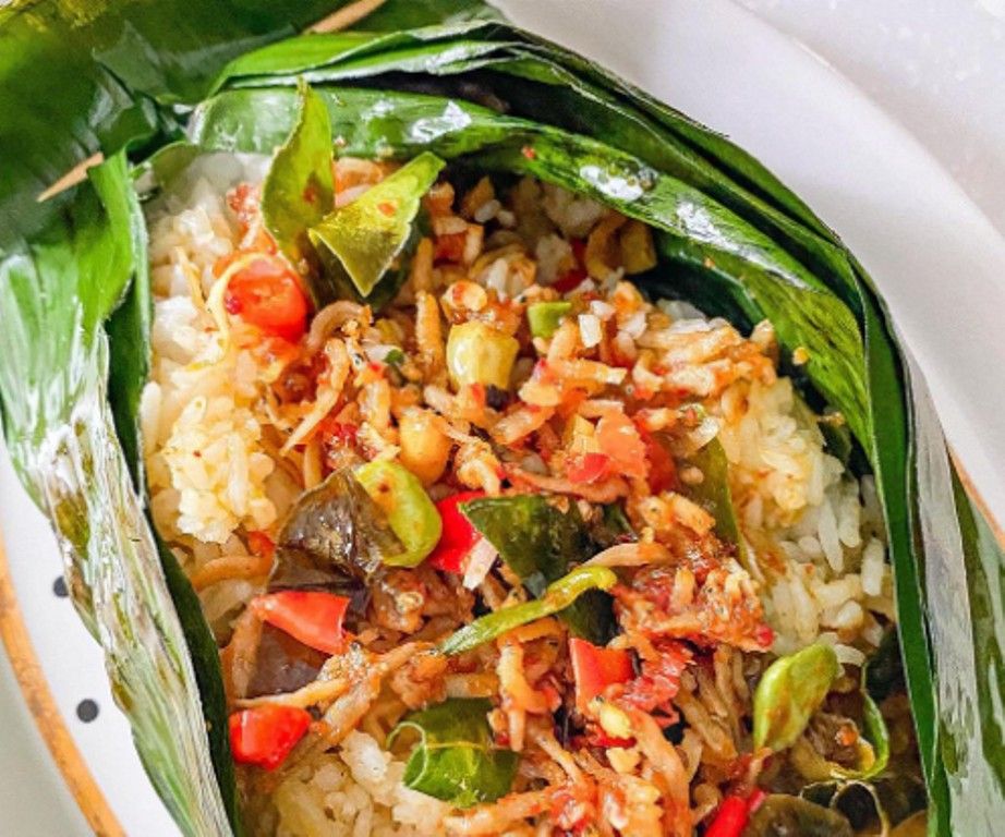 Detail Gambar Nasi Bakar Teri Nomer 9