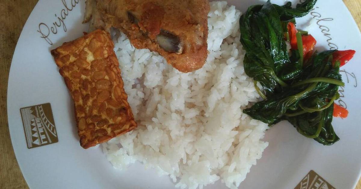 Detail Gambar Nasi Dan Lauk Sederhana Nomer 2