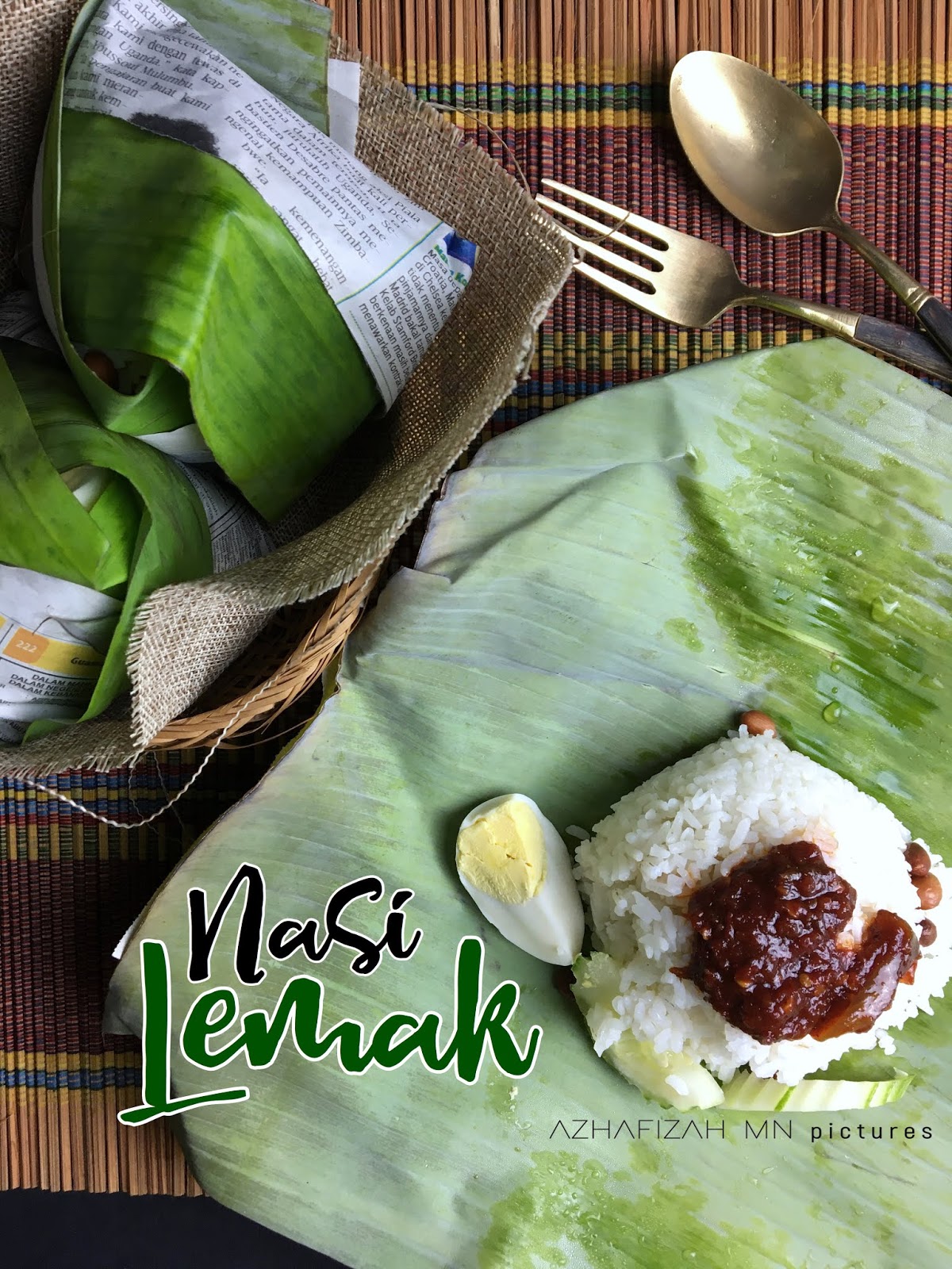 Detail Gambar Nasi Kerabu Bungkus Kertas Nomer 25