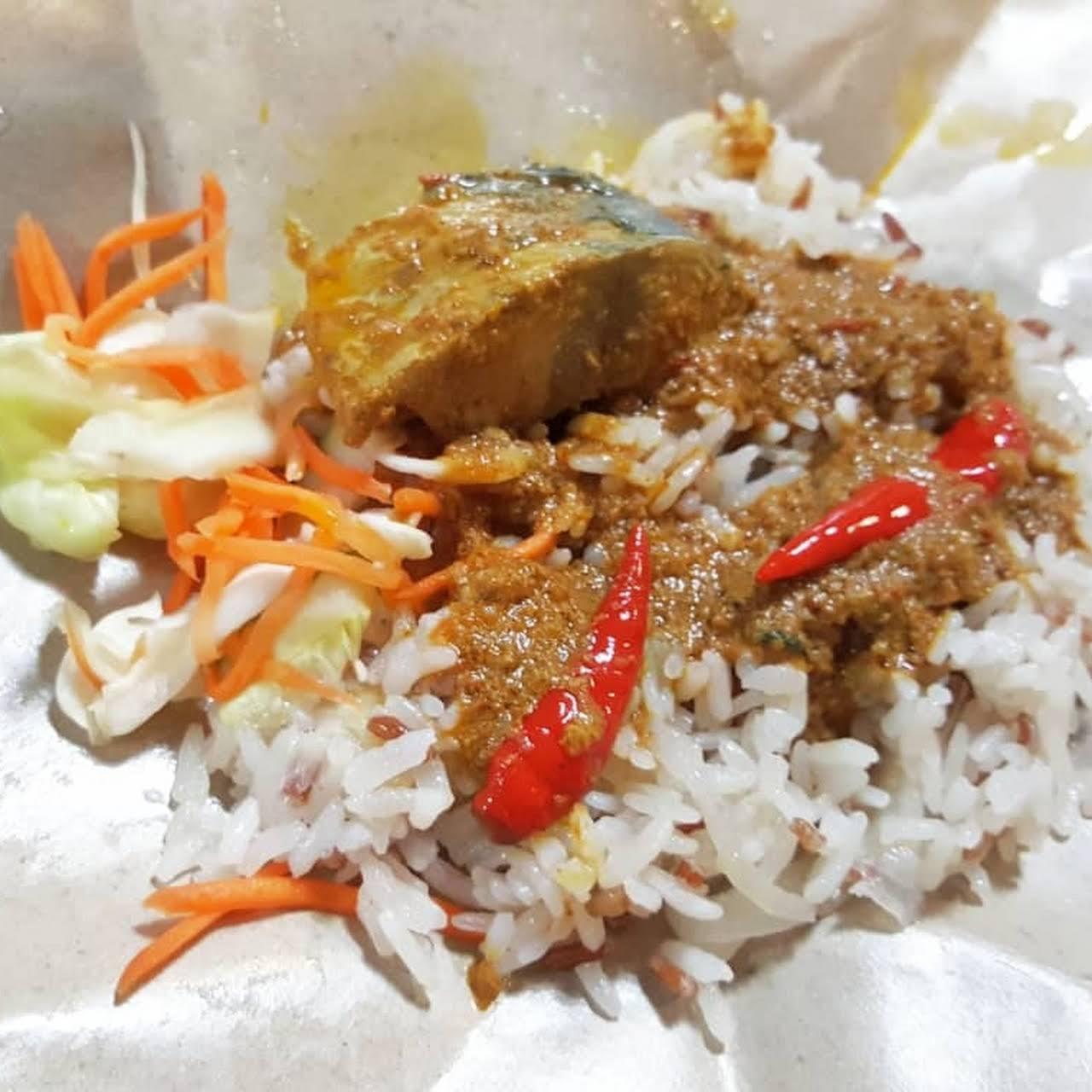 Detail Gambar Nasi Kerabu Bungkus Kertasa Nomer 7