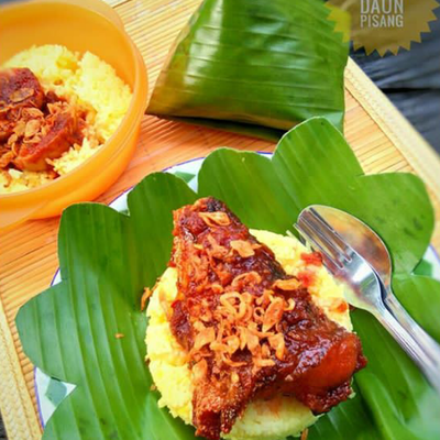 Detail Gambar Nasi Kuning Bungkus Nomer 12