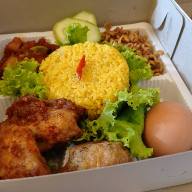 Detail Gambar Nasi Kuning Kotak Nomer 14