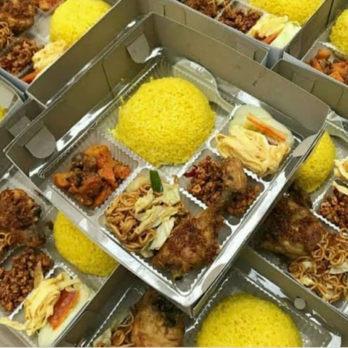 Detail Gambar Nasi Kuning Kotak Nomer 16