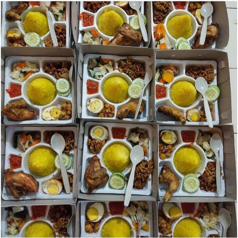 Detail Gambar Nasi Kuning Kotak Nomer 55