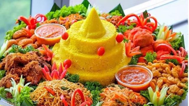 Detail Gambar Nasi Kuning Ulang Tahun Nomer 16