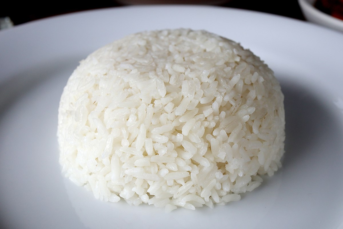 Detail Gambar Nasi Putih Di Piring Nomer 5