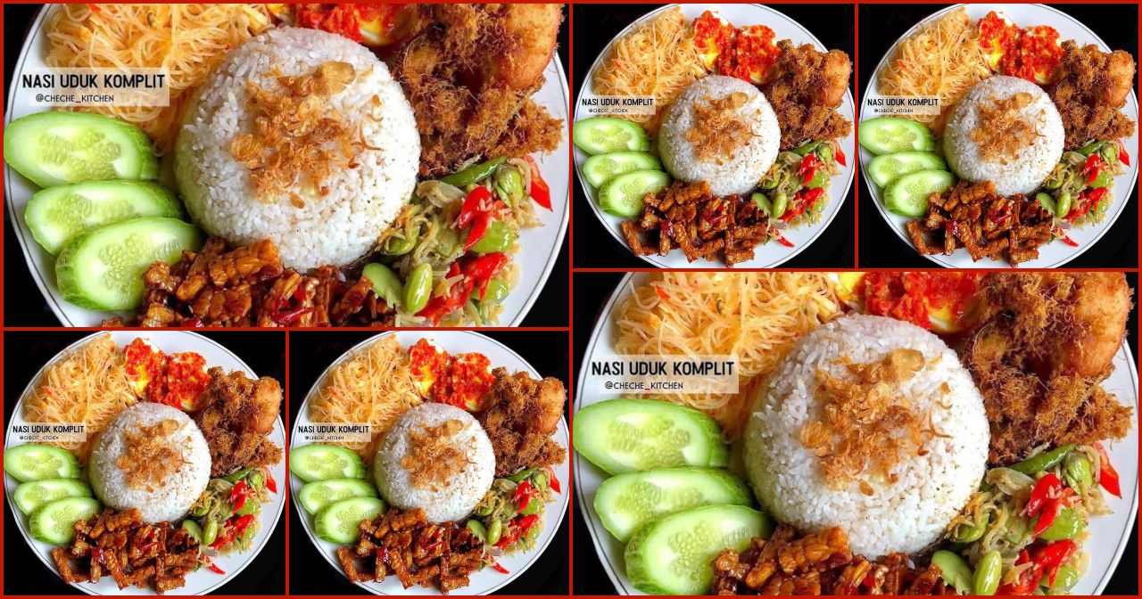 Detail Gambar Nasi Uduk Dan Lauknya Nomer 29