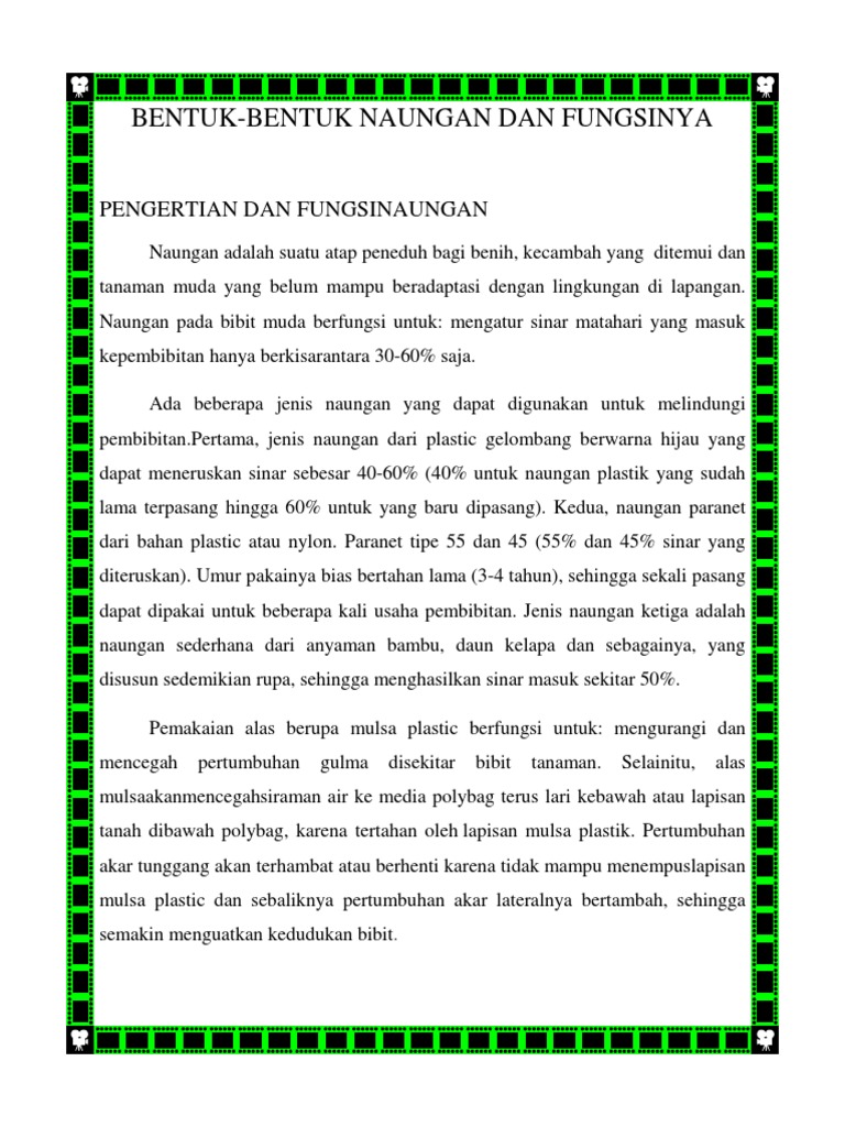 Detail Gambar Naungan Berdasarkan Bentuknya Nomer 2