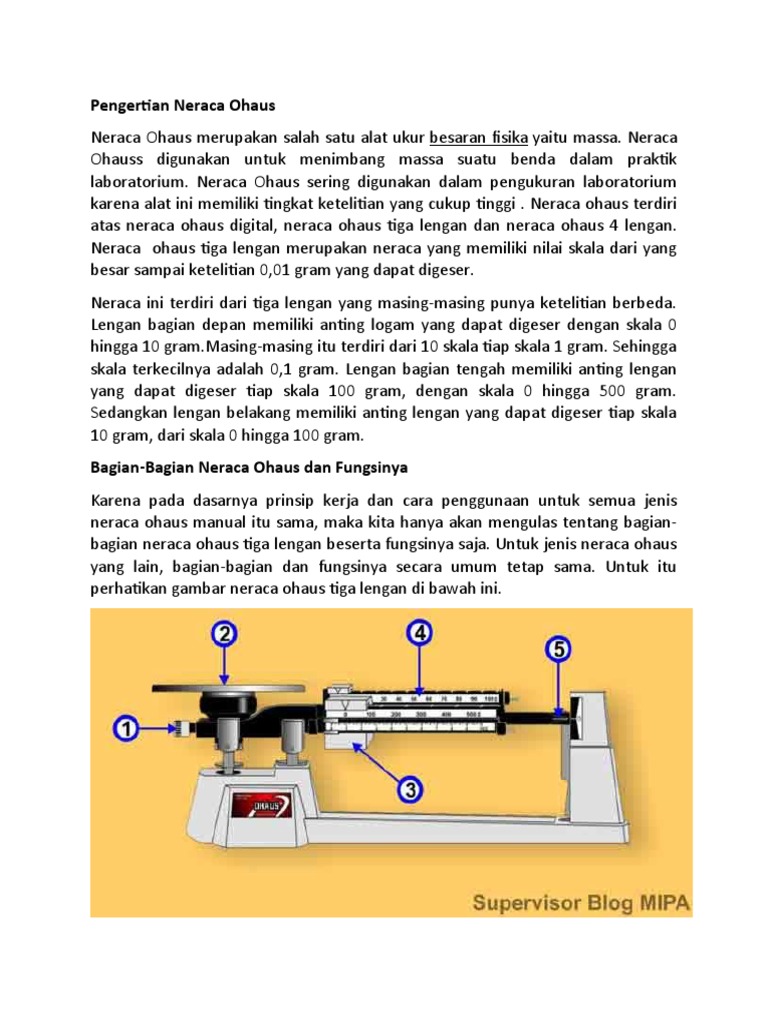 Detail Gambar Neraca Ohaus Nomer 47