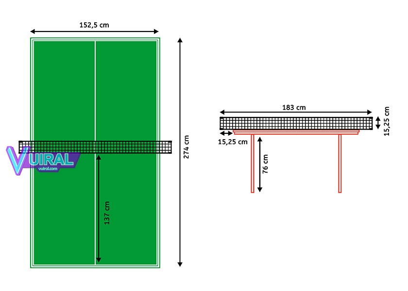 Detail Gambar Net Tenis Meja Nomer 30