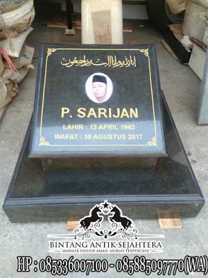 Detail Gambar Nisan Makam Nomer 34