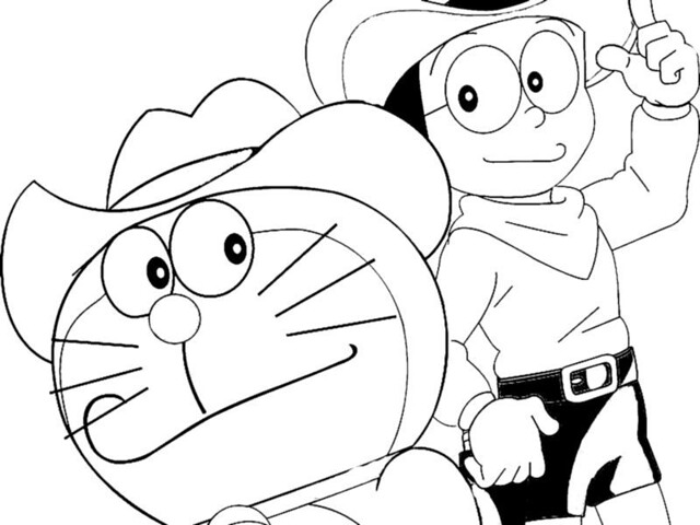 Detail Gambar Nobita Mewarnai Nomer 25