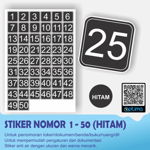 Detail Gambar Nomor 1 Hitam Nomer 19