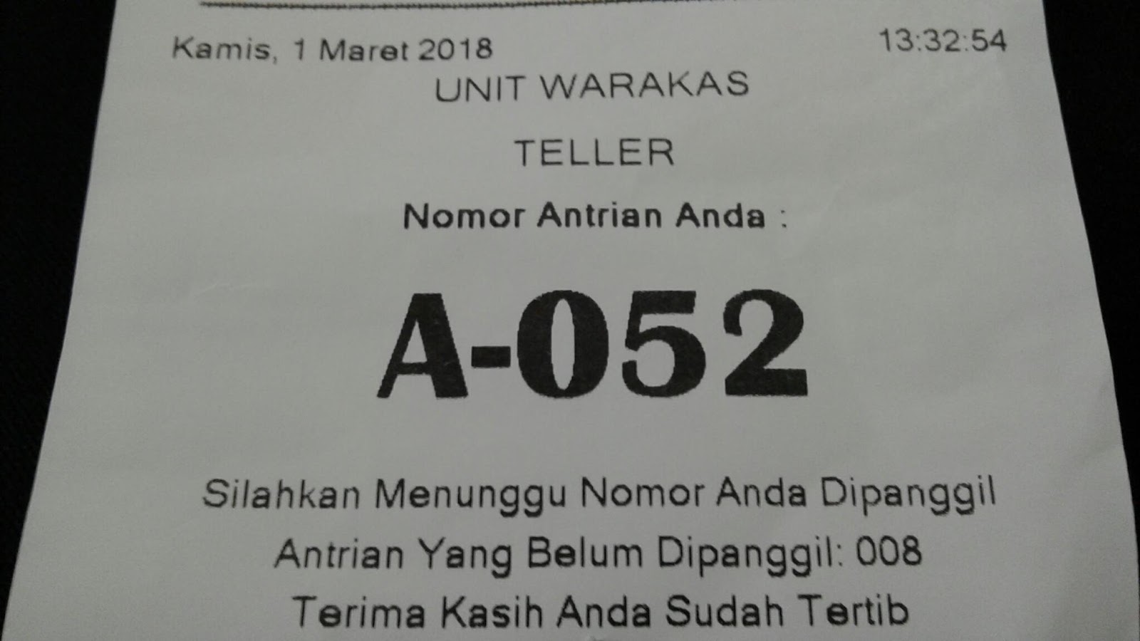 Detail Gambar Nomor Antrian Bank Bri Nomer 2