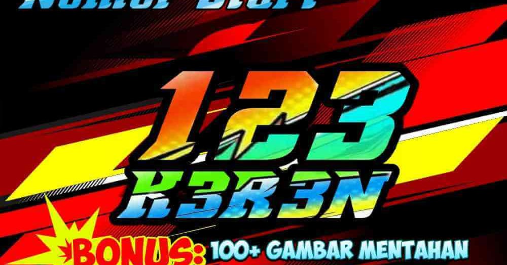 Detail Gambar Nomor Balap Racing Nomer 18