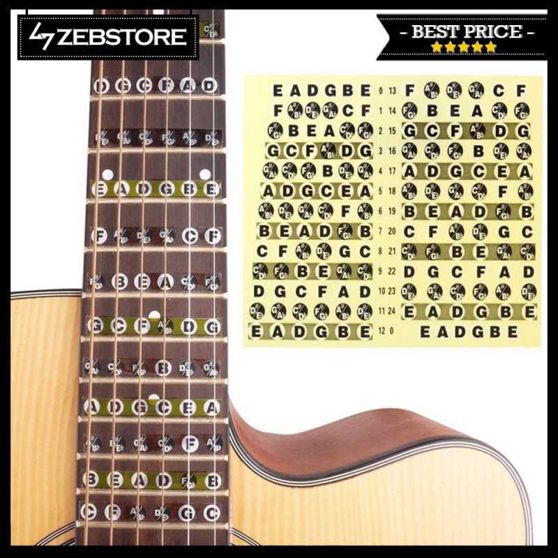 Detail Gambar Not Not Di Fret Dan String Gitar Nomer 56