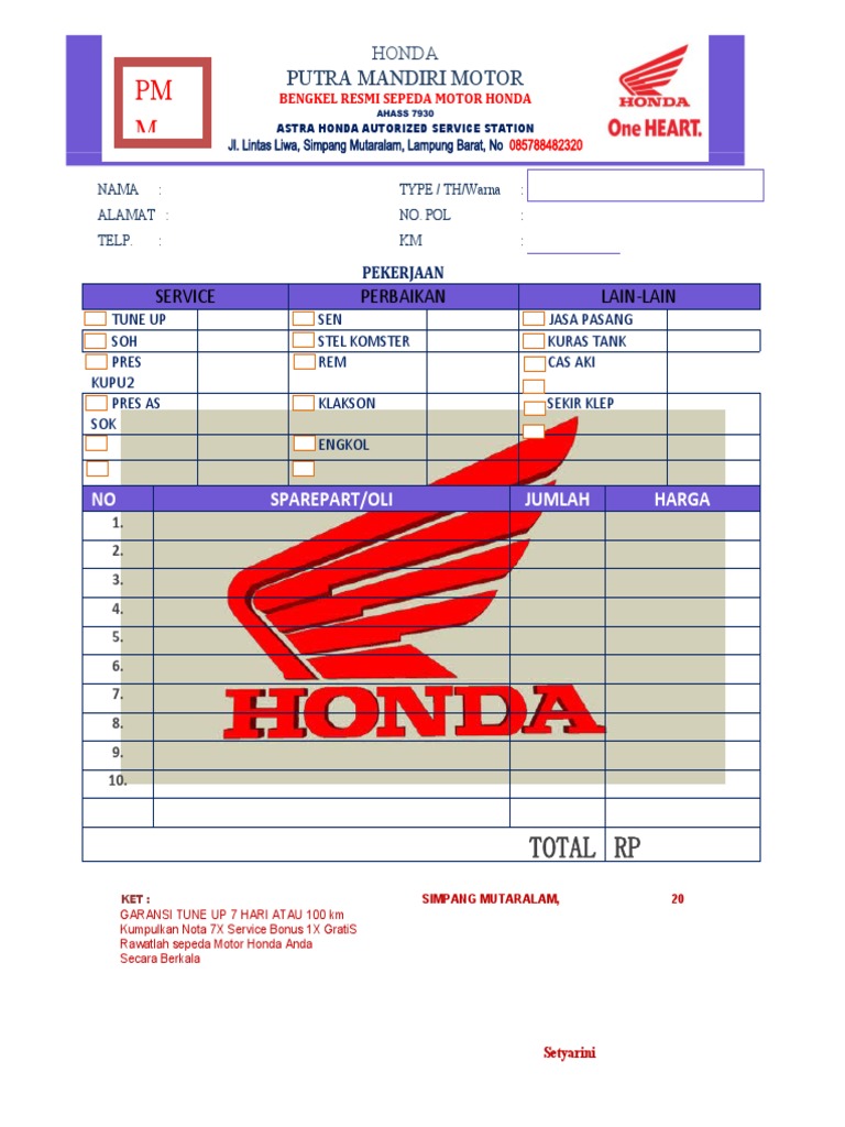 Detail Gambar Nota Ahas Nomer 4